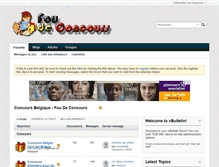 Tablet Screenshot of foudeconcours.com